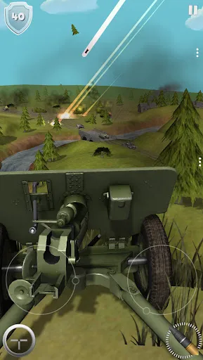 Captures d'écran de Artillery Guns Destroy Tanks