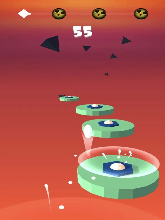 Capturas de tela do Shinbi House Tiles Hop Song iPad