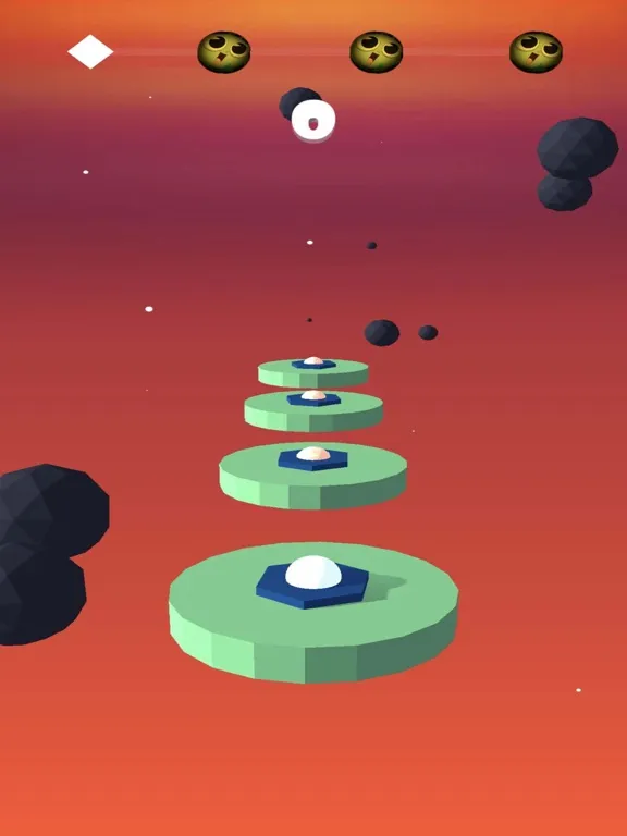 Capturas de tela do Shinbi House Tiles Hop Song iPad