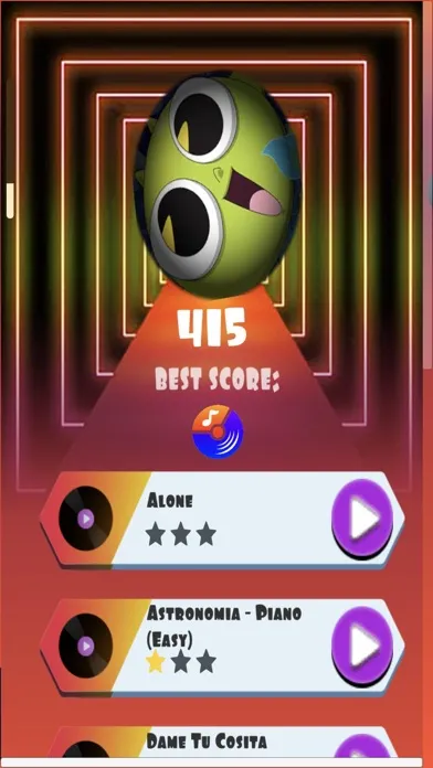 Capturas de tela do Shinbi House Tiles Hop Song