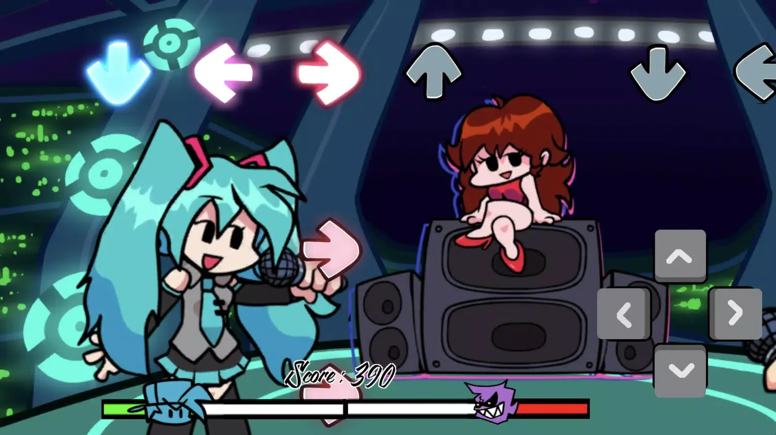 Captures d'écran de Miku Friday Night Funkin