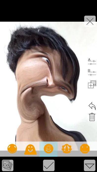 Individual Face  - extreme distortion filters & effects for selfie camera - Screenshots