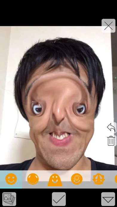Individual Face  - extreme distortion filters & effects for selfie camera - Screenshots