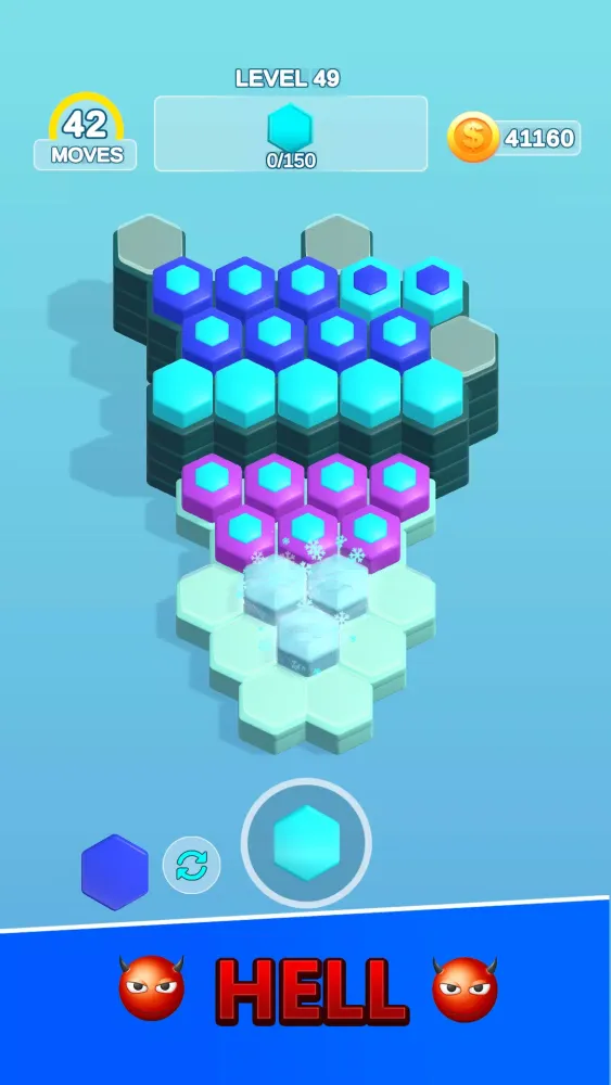 Ảnh chụp màn hình của Hexa Drop
