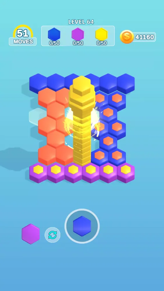Ảnh chụp màn hình của Hexa Drop