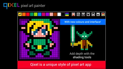Captures d'écran de Qixel - Pixel Art Maker