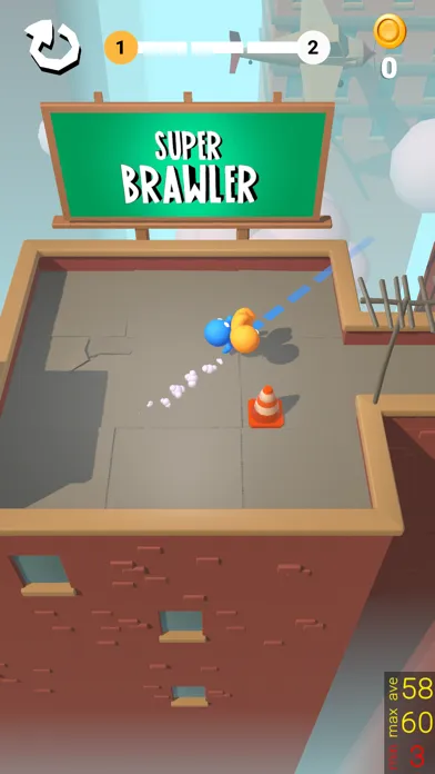 Tangkapan skrin Super Brawler