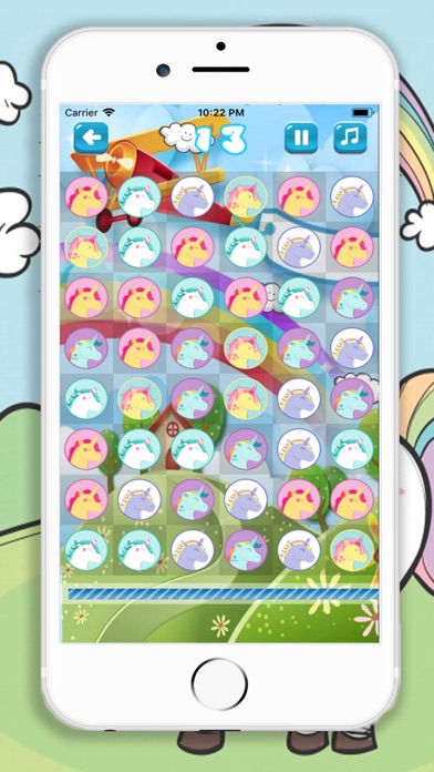 Screenshot di Cute Little Unicorn Match3