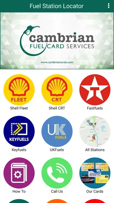 Fuel Station Locator Screenshots