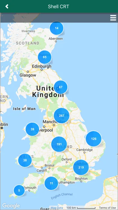 Fuel Station Locator Screenshots