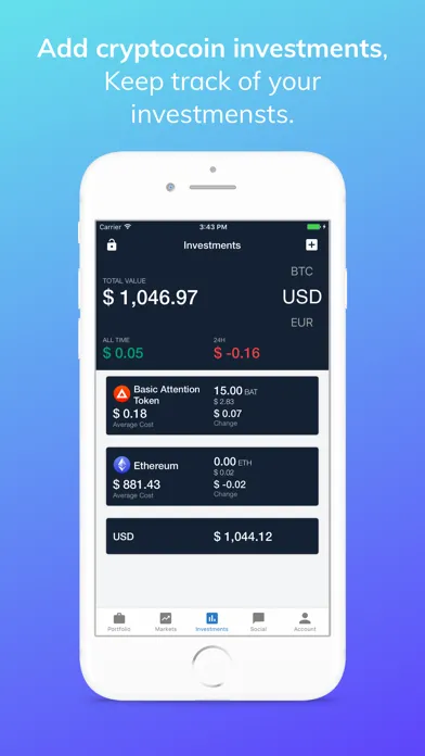 FullDime Crypto Saving Tracker سکرین شاٹس