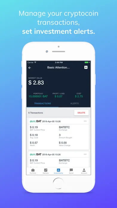 FullDime Crypto Saving Tracker سکرین شاٹس
