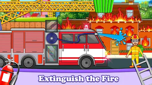 Pretend City Firefighter Life应用截图