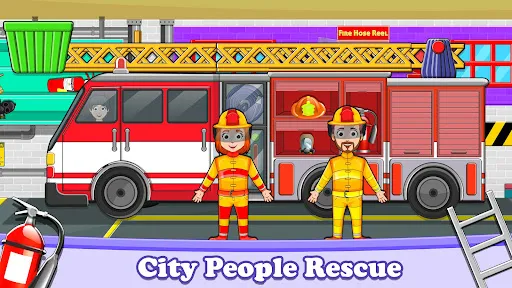 Pretend City Firefighter Life应用截图