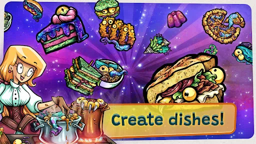Tangkapan skrin Alien Food Invasion