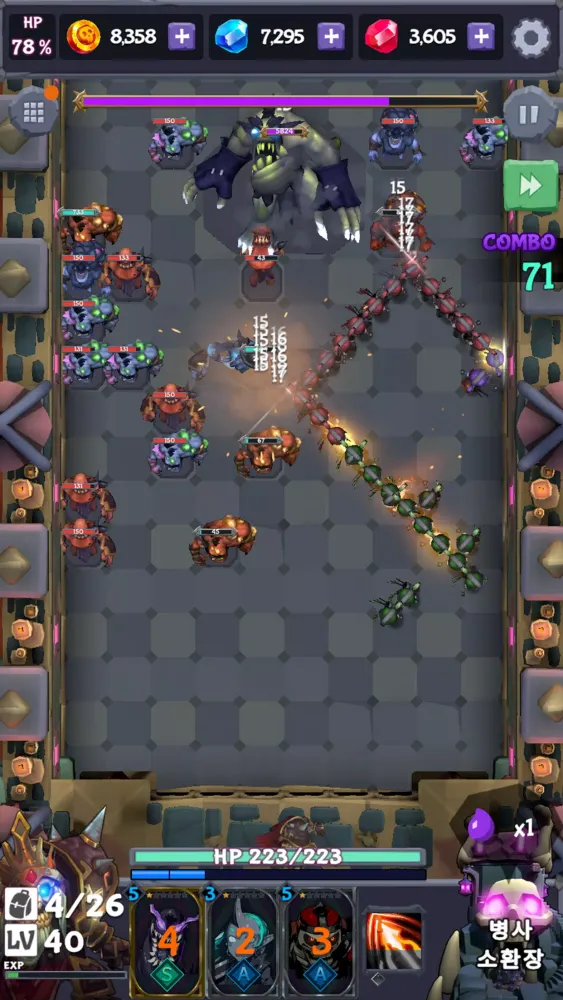 Ảnh chụp màn hình của Undead vs Demon