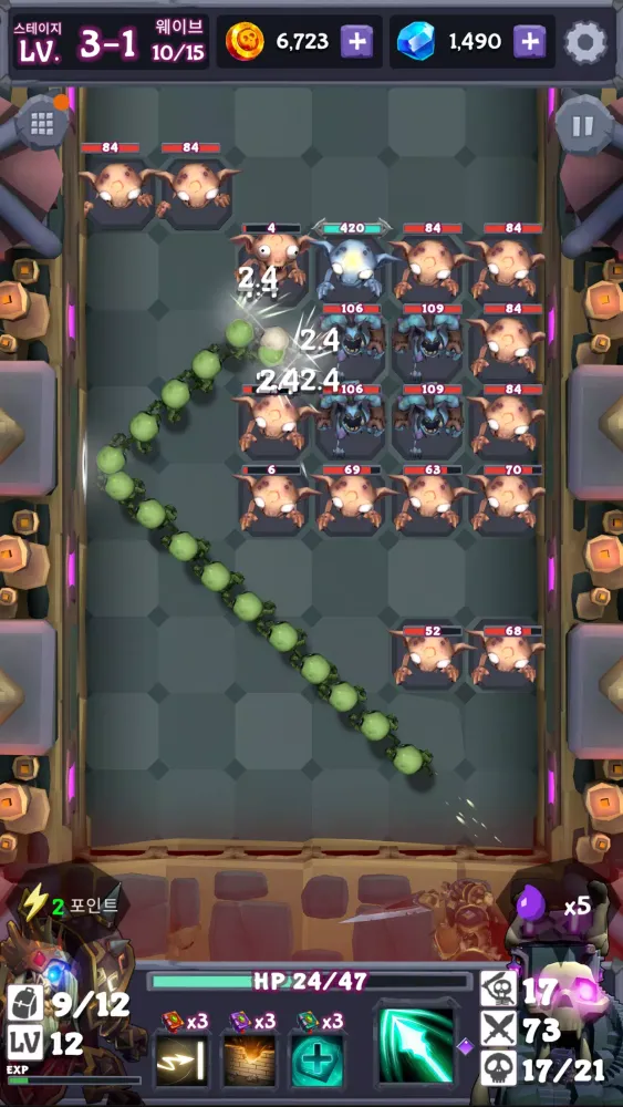 Ảnh chụp màn hình của Undead vs Demon