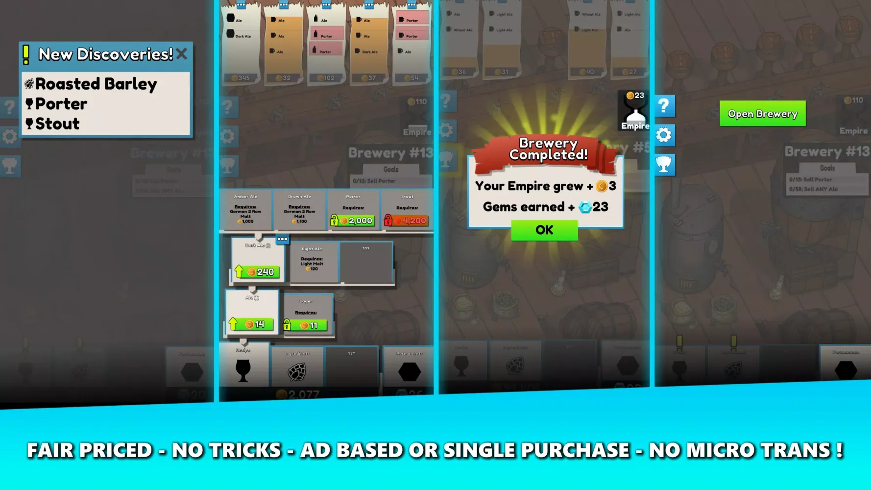 Brewery Boss: Beer Game Screenshots