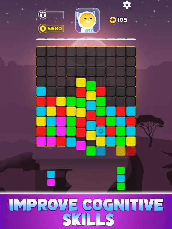 Blocky: Color Match Puzzle iPad  Screenshots