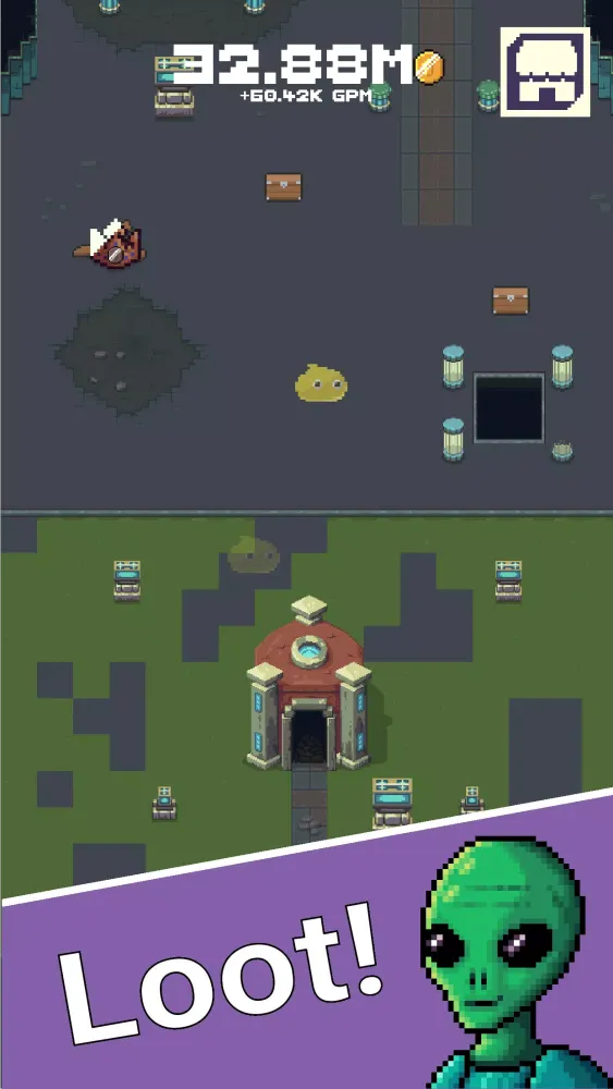 Ảnh chụp màn hình của Idle Space Force