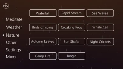 Screenshot di Just Sleep - Meditate & Relax
