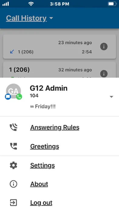 Capturas de tela do G12 Lite Mobility