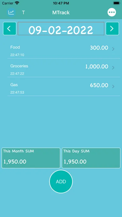 Zrzuty ekranu Track Month