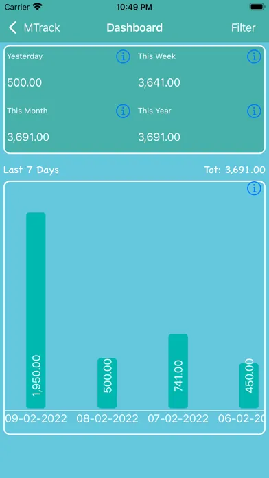 Zrzuty ekranu Track Month