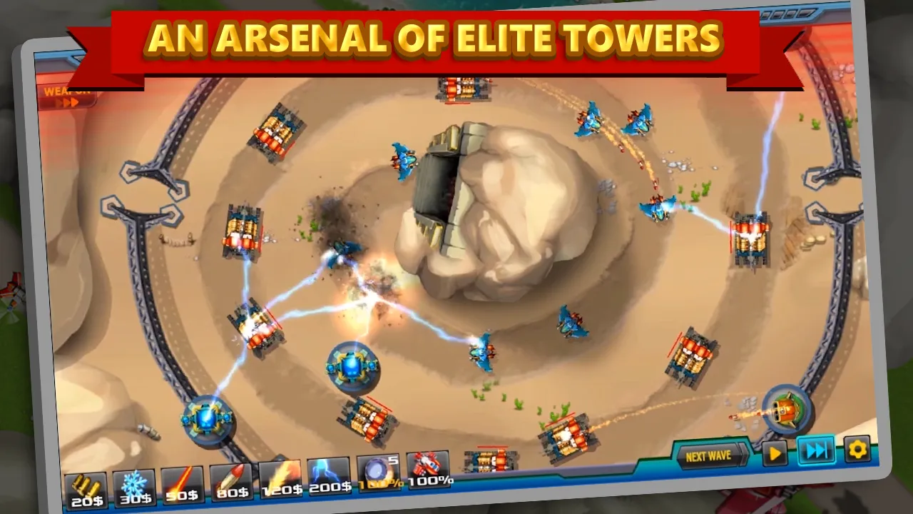 Alien War TD2 سکرین شاٹس