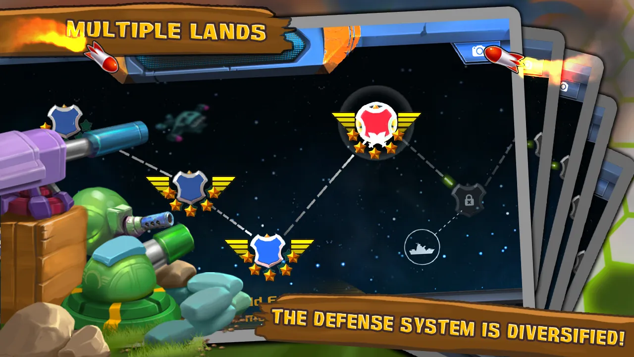 Tangkapan skrin Tower Defense: Alien War TD