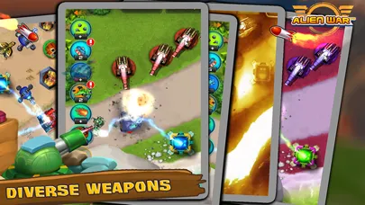 Captures d'écran de Tower Defense: Alien War TD