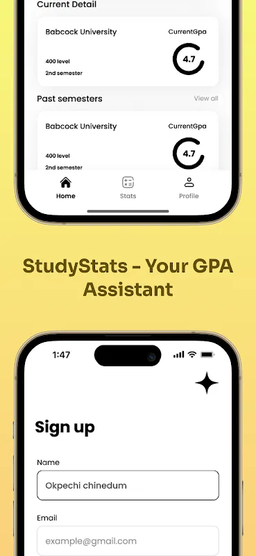 Скриншоты Study Stats