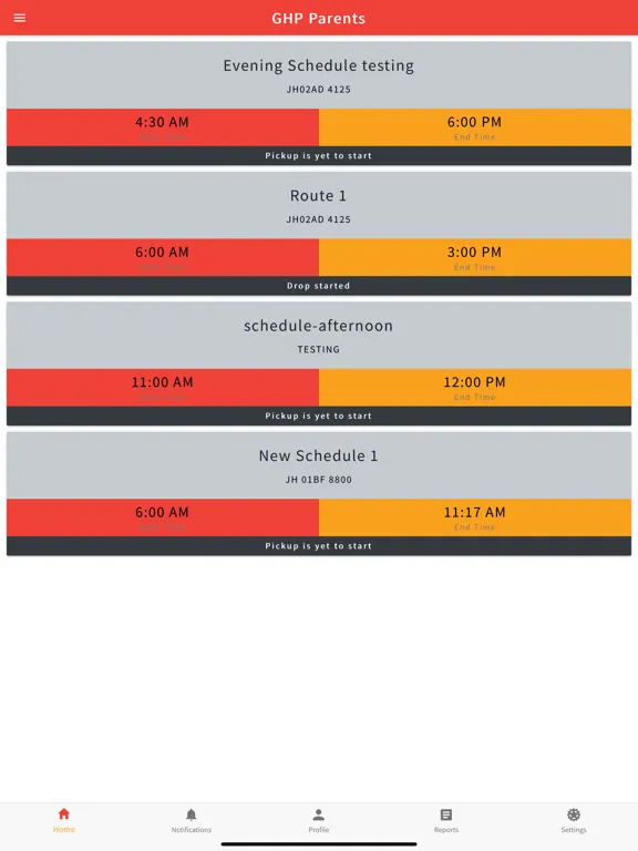 GHP School Bus iPad 应用截图