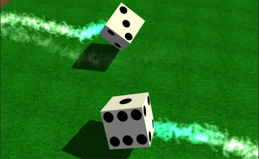 Tangkapan skrin GO Dice