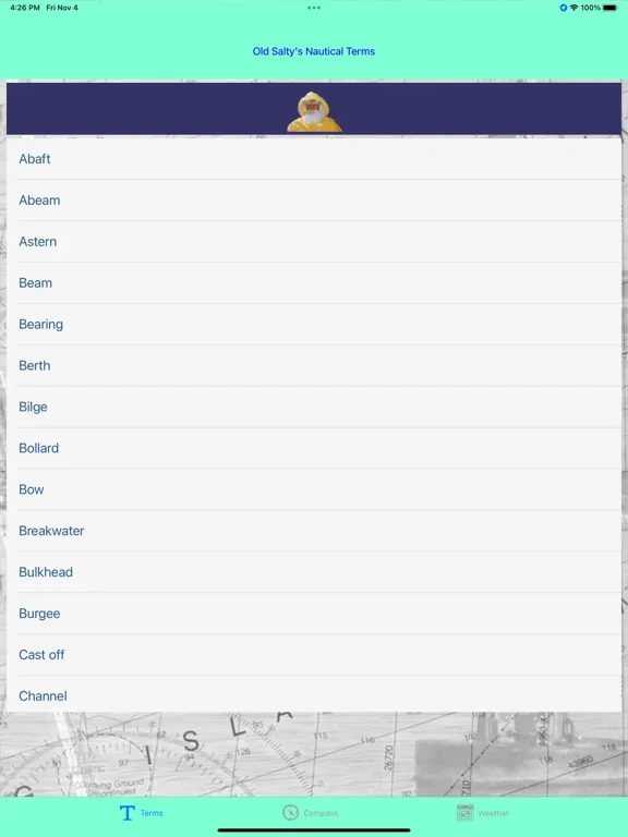 Скриншоты Old Salty Nautical Terms iPad 