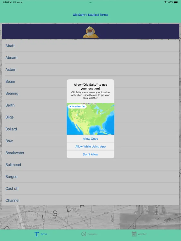 Скриншоты Old Salty Nautical Terms iPad 