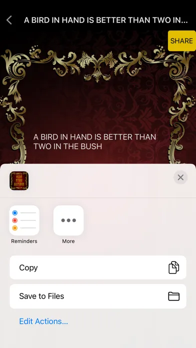 Capturas de tela do Ye Olde Tyme Sayings