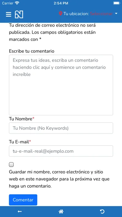 Captures d'écran de Notigram