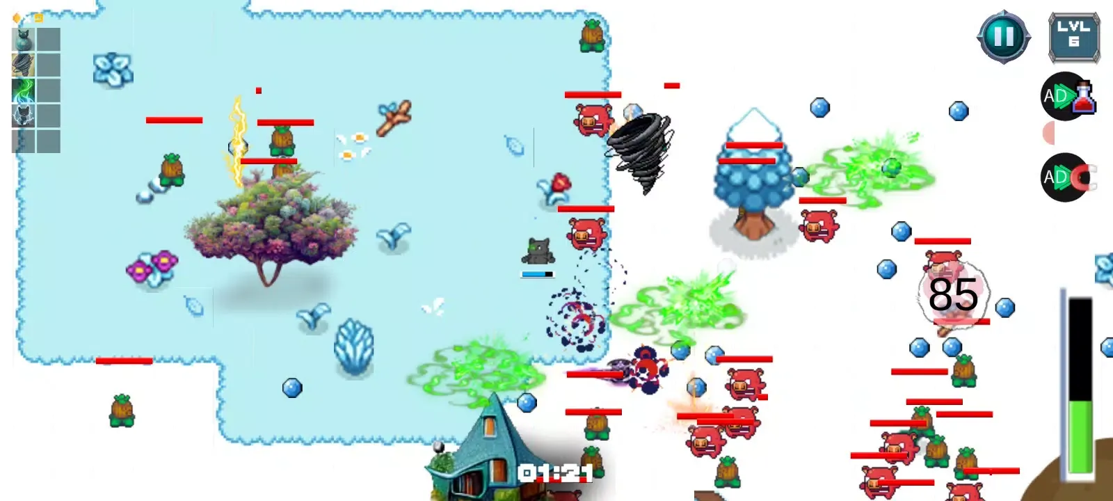 Screenshot di Casual Cat Game Kitty Survivor