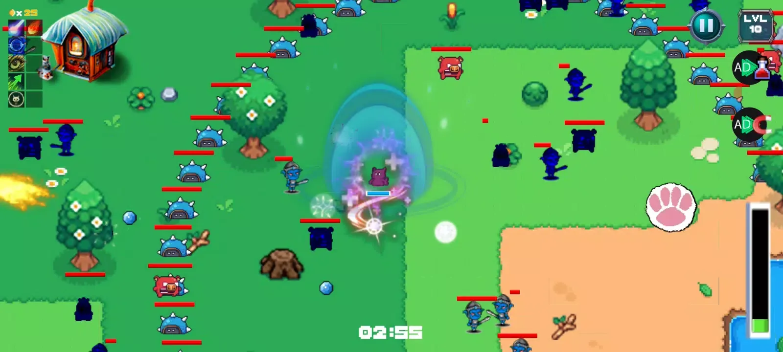Screenshot di Casual Cat Game Kitty Survivor