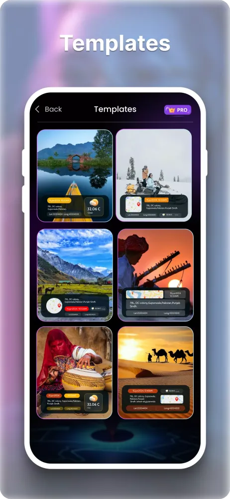 GPS Camera TimeStamp G-Tag Screenshots