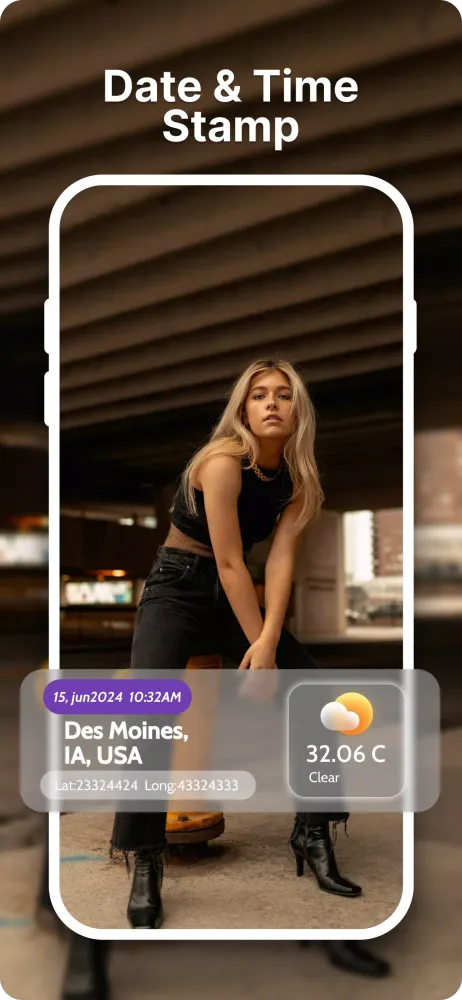 GPS Camera TimeStamp G-Tag Screenshots