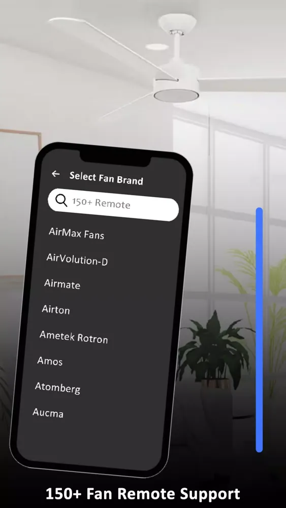Tangkapan layar Fan Remote