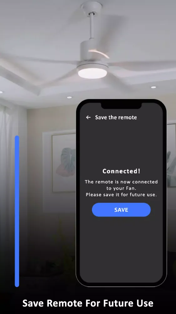 Tangkapan layar Fan Remote