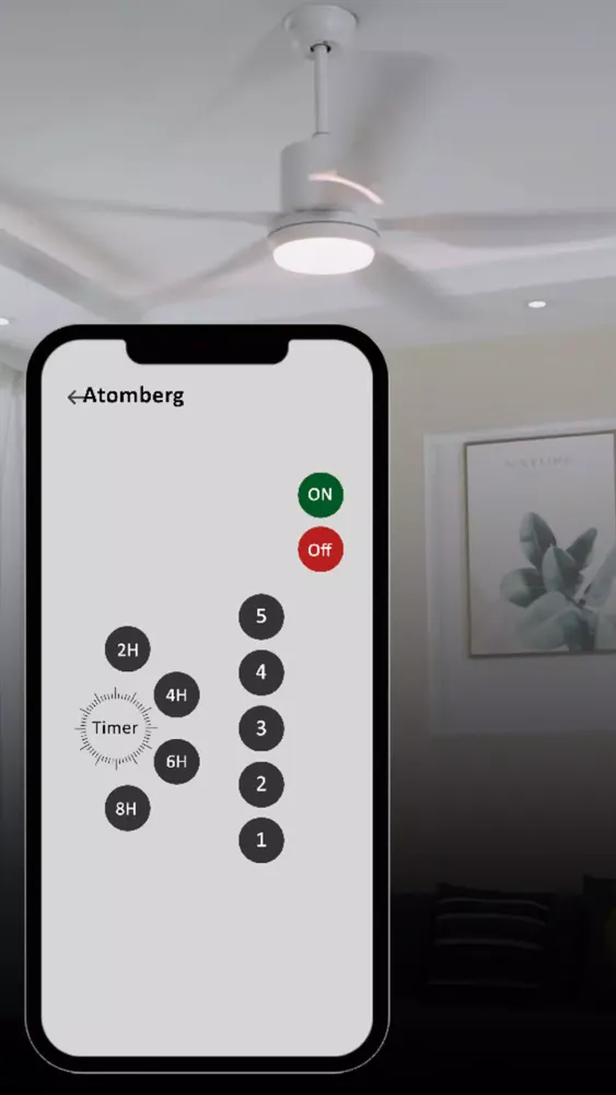 Tangkapan layar Fan Remote
