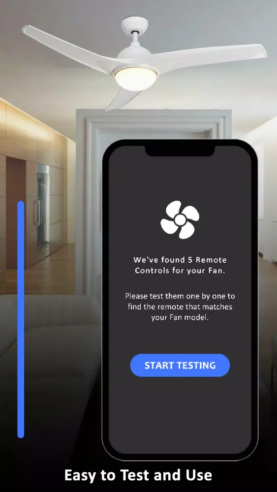 Tangkapan layar Fan Remote