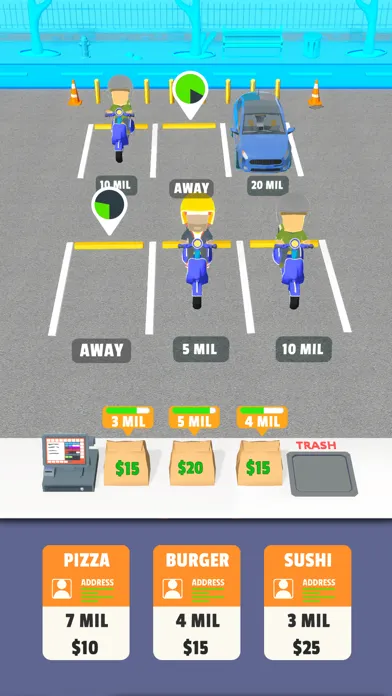 Tangkapan layar Order Zone!