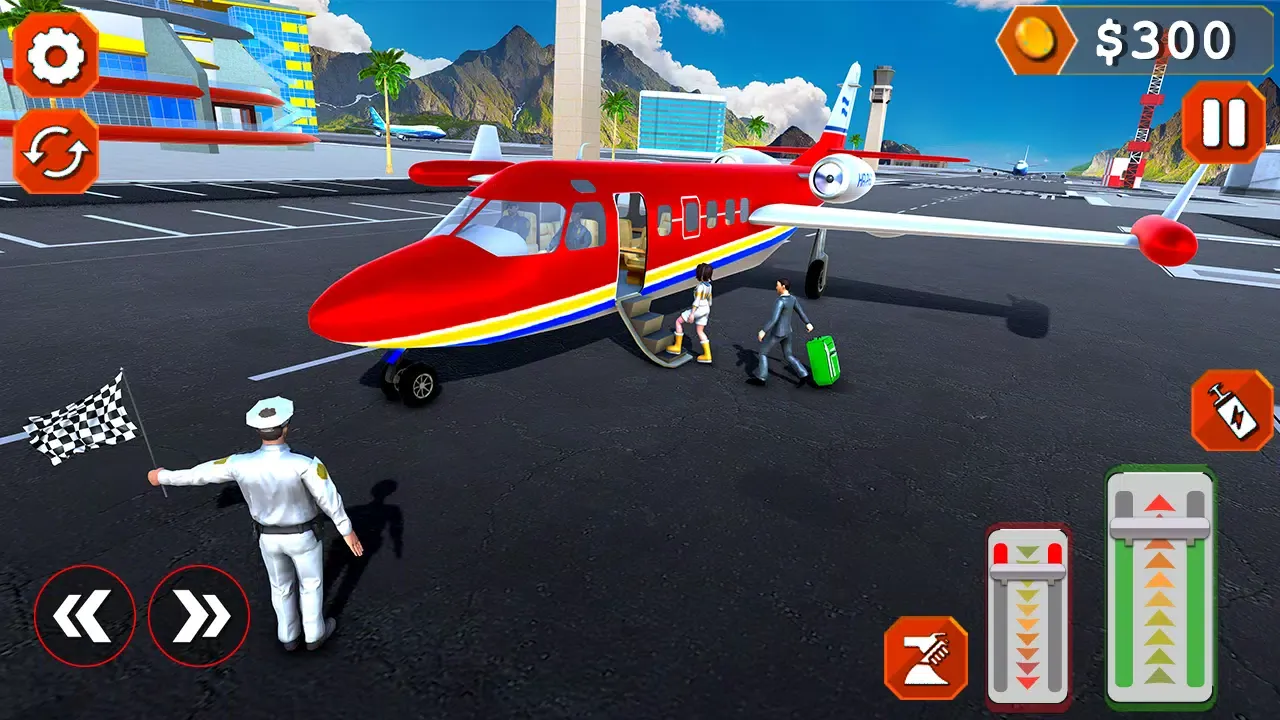 Airplane Flight Sim Pilot Game স্ক্রিনশট