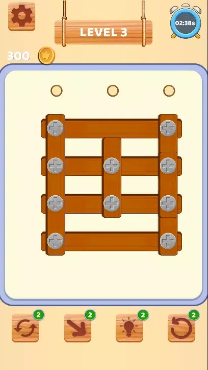 Screw Pin 3D Puzzle Brain Game Screenshots