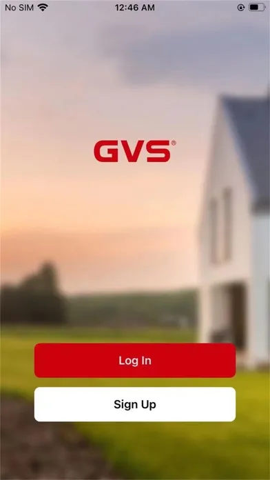 Capturas de tela do GVS Smart Home